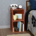 thumbnail image 2 of Niche Cubo Storage Organizer Open Bookshelf Set- 2 Cubes- Cherry, 2 of 8