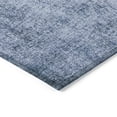 thumbnail image 3 of HomeRoots 625303 8 ft. Blue & Sky Blue Abstract Washable Transitional Indoor & Outdoor Round Area Rug, 3 of 7