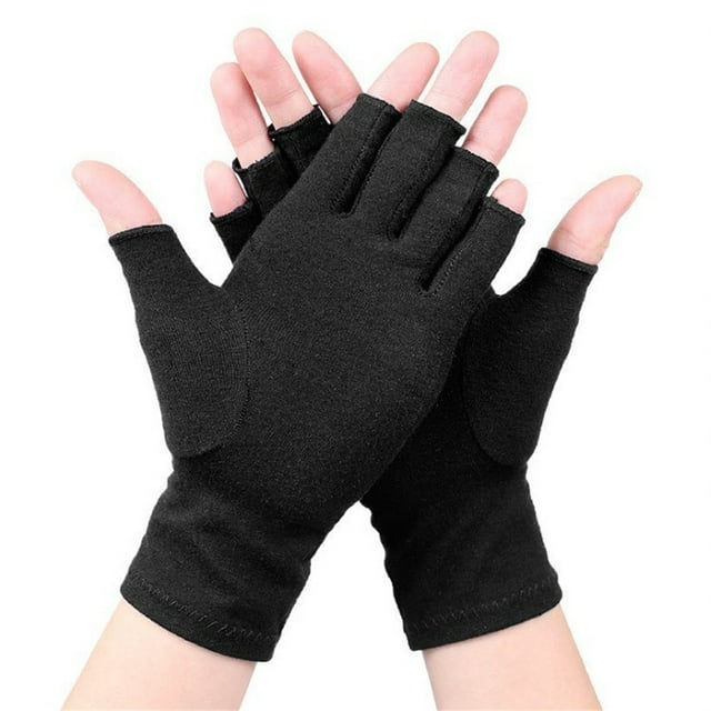 Winter New Ladies Fingerless Knitted Warm Half Finger Wool Gloves