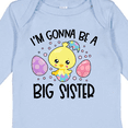thumbnail image 4 of Inktastic Easter I'm Gonna Be a Big Sister with Purple and Pink Eggs Girls Long Sleeve Baby Bodysuit, 4 of 5