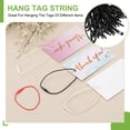 thumbnail image 3 of 100 Pcs Polyester Hang Tag String, 6 Inch Black Snap Lock Pins Loop Fastener Price Tag Ties for Clothes Shoes Luggage, 3 of 7