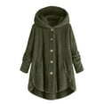 thumbnail image 2 of Pyhlmscde Women Plus Size Fuzzy Fleece Coat, Fall Coats, Fuzzy Jackets for Women, Women Fall Clothes, 2 of 6