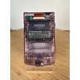 thumbnail image 4 of Nintendo GameBoy Color Clear Purple Game Boy %100 OEM Genuine CGB-001 with Oriignal Box Manual Region Free GBC, Authentic Tested Works Well, RARE, 4 of 4