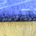 thumbnail image 6 of Rugsotic Carpets Hand Tufted Wool Eco-Friendly Area Rugs - 5'x8', Rectangle, Blue, Modern Contemporary Design, High Pile Handmade Anti Skid Rugs for Living Room, Bed Room (K00917), 6 of 10