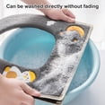 thumbnail image 3 of Manunclaims Toilet Seat Lid Cover Ultra Soft Keep Warm Cartoon Duck Moon Embroidery All Inclusive Zipper Plush Toilet Ring Mat with Handle for Home, 3 of 8
