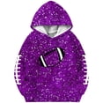 thumbnail image 5 of Mode Femme à Capuche Imprimé Manches Longues Chandail à Cordon Confortable Décontracté Mode Urbaine Tops, 5 of 5