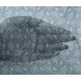 thumbnail image 4 of oneOone Viscose Chiffon Fabric Artistic Floral Sashiko Printed Fabric 1 Yard 42 Inch Wide, 4 of 4