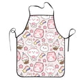 thumbnail image 5 of Uemuo Cute Rabbit Printed Bib Apron, Adjustable , Water and Oil Resistant, Cooking Kitchen Chef Apron for Women Men, 5 of 5