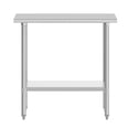 thumbnail image 5 of Flash Furniture 24x36 Portable Prep and Work Table with NSF Certified 18 Gauge Stainless Steel Top Shelf and Adjustable Galvanized Steel Undershelf, 5 of 8