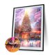 thumbnail image 1 of 5D Kit Rhinestone DIY Fantasía Árbol de Navidad Taladro redondo completo Pintura de diamante Likrtyny decoración de arte, 1 of 9