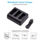 thumbnail image 4 of Cargador de batería de cámara de acción Carga rápida de 3 ranuras con micro USB, 4 of 7