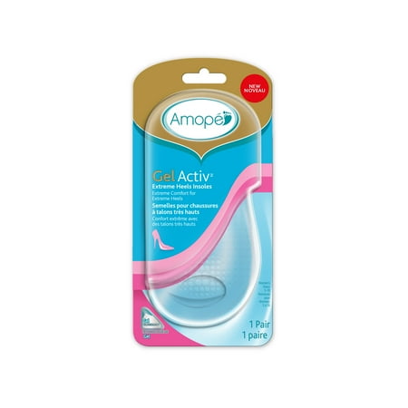 Amope GelActiv Extreme Heels Insoles for Women, 1 pair, Size (Best Shoe Insoles For Heels)