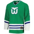thumbnail image 2 of Men's Mitchell & Ness Gordie Howe Green Hartford Whalers  1979/80 Blue Line Player Jersey, 2 of 5