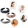 thumbnail image 3 of Headbands for Women Elegant Hair Accessories Fashion Silk Hair Bands Girl 3 Pack, 3 of 4