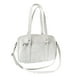 thumbnail image 5 of Bolso de hombro de cuero para mujer, bolso de viaje informal con correa ajustable, moderno bolso tipo hobo Negro, 5 of 8