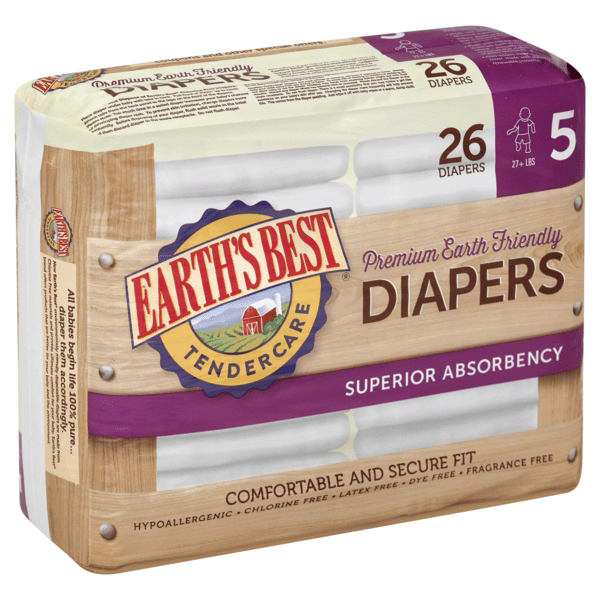 earth's best diapers size 6