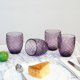 thumbnail image 3 of Set 4 Vasos Cristal Knitted Love & Lemons 305ml violeta Love and Lemons  T150503BL, 3 of 5
