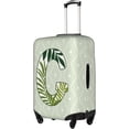 thumbnail image 3 of Leaf Initial Name G Green Luggage Cover Elastic Washable Stretch Suitcase Protector Anti-Scratch Travel Suitcase Cover for Kid and Adult L (Fit 25-28 inch suitcase), 3 of 6