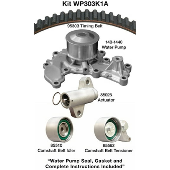 Dayco WP303K1A - Engine Timing Belt Kit with Water Pump Fits select: 1998-2004 ISUZU RODEO, 1998-2002 HONDA PASSPORT