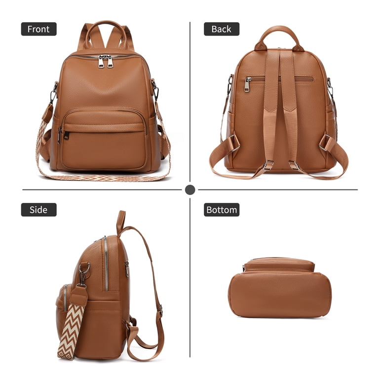 cute leather backpacks for work FADEON Mini Backpack Purse Women, Designer Roomly Backpacks, Daily Ladies Shoulder Backpack Fashion Handbag : Clothing, Shoes & Jewelry Brown Oil Leather School Backpack 14 Laptop Backpacks for Work Goiacii Leather Backpack for Women