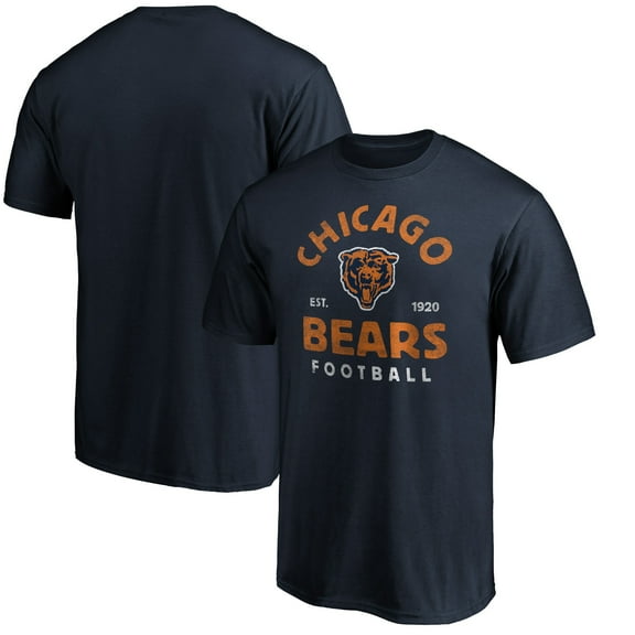 Men's Navy Chicago Bears Vintage Arch T-Shirt