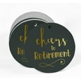 thumbnail image 2 of Inkdotpot Gold Foil Paper Hang Tags Cheers To Retirement Favor Tags 100 Pieces, 2 of 6
