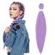 thumbnail image 1 of Peluca morada con extensiones de cabello sintético para trenzas, ideal para cosplay y presentaciones en vivo. Pieza de 26 pulgadas., 1 of 9