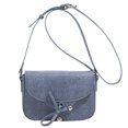 thumbnail image 1 of Bolso de hombro con solapa de mezclilla Bolso bandolera con correa ajustable Bolso de mano Bolso de noche, 1 of 9