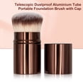 thumbnail image 3 of Telescopic Brush With Dustproof Cover Soft Dense Bristles for Elegant Makeup, 3 of 8