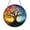 Acrylic 3.5 Inch, variant on Stained Glass Tree of Life Suncatcher, Window Hanging with Mystical Nature Symbol, Elegant Home Decor Gift