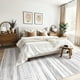 thumbnail image 2 of Area Rug Tortania, lavable, microfibra suave, 5 x 7 pies, gris claro, 2 of 9