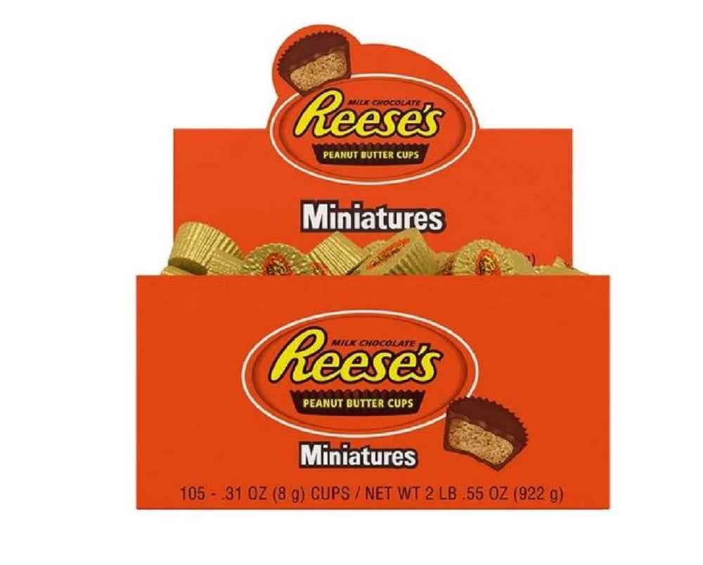 Reese's Peanut Butter Cups, Miniatures, 0.31 oz, 105 Count
