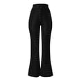 thumbnail image 6 of Sparkly Sequin Flared Pants for Women Y2k Slim Fit Elastic Waist Wide Leg Shiny Sequins Pants Rave Outfits Clubwear, 6 of 6