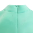 thumbnail image 7 of SincereX Womens Cocktail Dresses Plus Size Women's Evening Dress Women Versatile Fashion Long Sleeved Waist Retraction Solid Split 3/4 Sleeve Waist Wrapped Large Hem Long Dress Mint Green M, 7 of 7