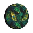 thumbnail image 1 of Balery Peacock Feathers2 Cubiertas para Neumáticos - Protector Resistente para Neumáticos de Camioneta, SUV, Remolque, Camper y RV-17 inch, 1 of 6