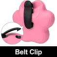 thumbnail image 2 of Dog Treat Bag,2 Pcs Portable Silicone Training Bag,dog Treat Bag With Magnetic Closure,dog Treat Pouches With Belt Clip,pink/black, 2 of 3
