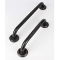 thumbnail image 2 of 18-Inch Grab Bar Featuring Anti-Slip Handrail, Solid Brass, Oil Rubbed Bronze, Heavy-Duty Construction Armrest, Bathroom Bathtube Shower Safety Rail, 2 of 14