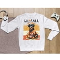 thumbnail image 5 of Hello Fall Rottweiler Football Welcome Autumn with Leaves Pumpkins Sweatshirt Unisex Merch Rottie Dog Lover Gifts Idea - 00012, 5 of 6