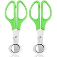 thumbnail image 1 of Juego de 2 tijeras para huevos de codorniz, tijeras para huevos de acero inoxidable, tijeras para codorniz, para cortar huevos, huevos de codorniz, huevos de paloma ER, 1 of 5