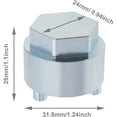 thumbnail image 3 of Scienceny Herramienta de ajuste de pieza de empuje de cremallera de dirección duradera y eficiente cabeza hexagonal de alta resistencia de 55-70 Vehículos, repuestos y accesorios Mis, 3 of 6