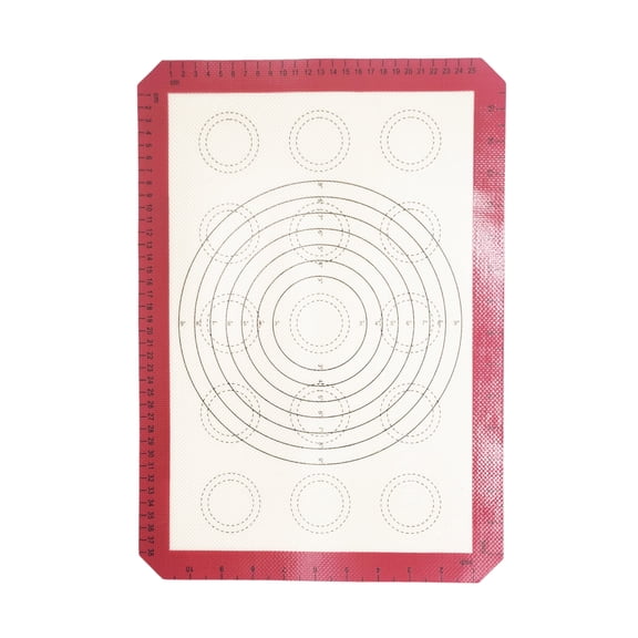 Mainstays Silicone Baking Mat with Measurement Guides, 15.75 in x 11.81 in