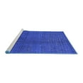 thumbnail image 2 of Ahgly Company Machine Washable Indoor Rectangle Abstract Blue Modern Area Rugs, 7' x 9', 2 of 4