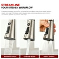 thumbnail image 6 of sumerain Touchless Kitchen Faucet with Pull-Down Sprayer,Single Handle Hands-Free Motion Sensor Kitchen Sink Faucet Brushed Nickel, 6 of 15