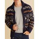 thumbnail image 2 of TRKIYQC Suéteres con Cremallera de Invierno para Hombres Cárdigan de Manga Larga con Estampado geométrico Jerséis de Punto Informales de otoño para Ropa de Calle TRKIYQC  moda, 2 of 9