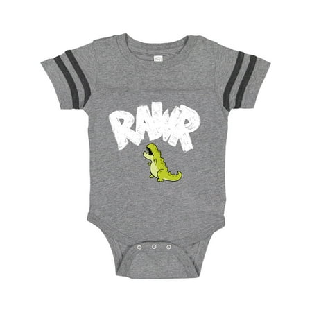 

Inktastic Lil Green Tyrannosaurus Rawr Gift Baby Boy or Baby Girl Bodysuit