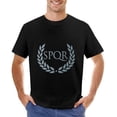 thumbnail image 7 of SPQR Men's Cotton Short Sleeve HD Print Tee for Casual T-Shirt Crew Neck Top Black 3XL, 7 of 7