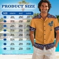 thumbnail image 6 of Psesaysky Couple Matching Hawaiian Outfits Orange Native Cami Dress for Women Summer Beach Cover up Tank Sundress or Mens Short Sleeve Shirts Button Down Hawaii Palm Aloha Shirts-M, 6 of 7