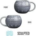 thumbnail image 4 of Silver Buffalo Sculpted Ceramic Mug, One Size (Pack of 1), Death Star, 4 of 9