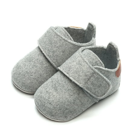 

LYCAQL Toddler Shoes Babys Autumn Winter Solid Color Toddler Shoes Baby Shoes Babys Sneaker Shoes for Kids Girls (Grey 4 )