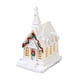 thumbnail image 4 of Casa navideña luminosa, adornos luminosos, adornos navideños de resina blanca, Estilo B, 4 of 9